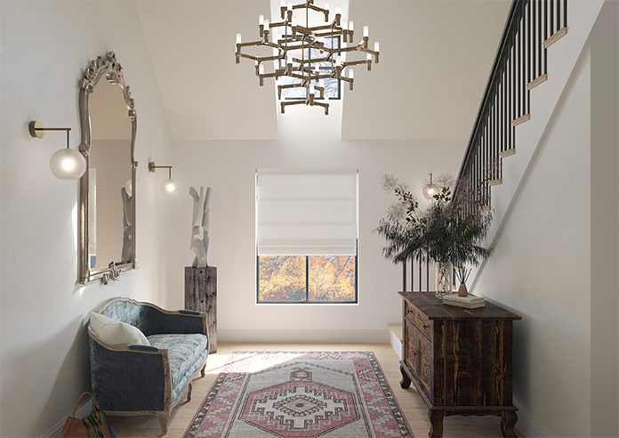 Oslo, Pearl - Roman Blind - Image 8